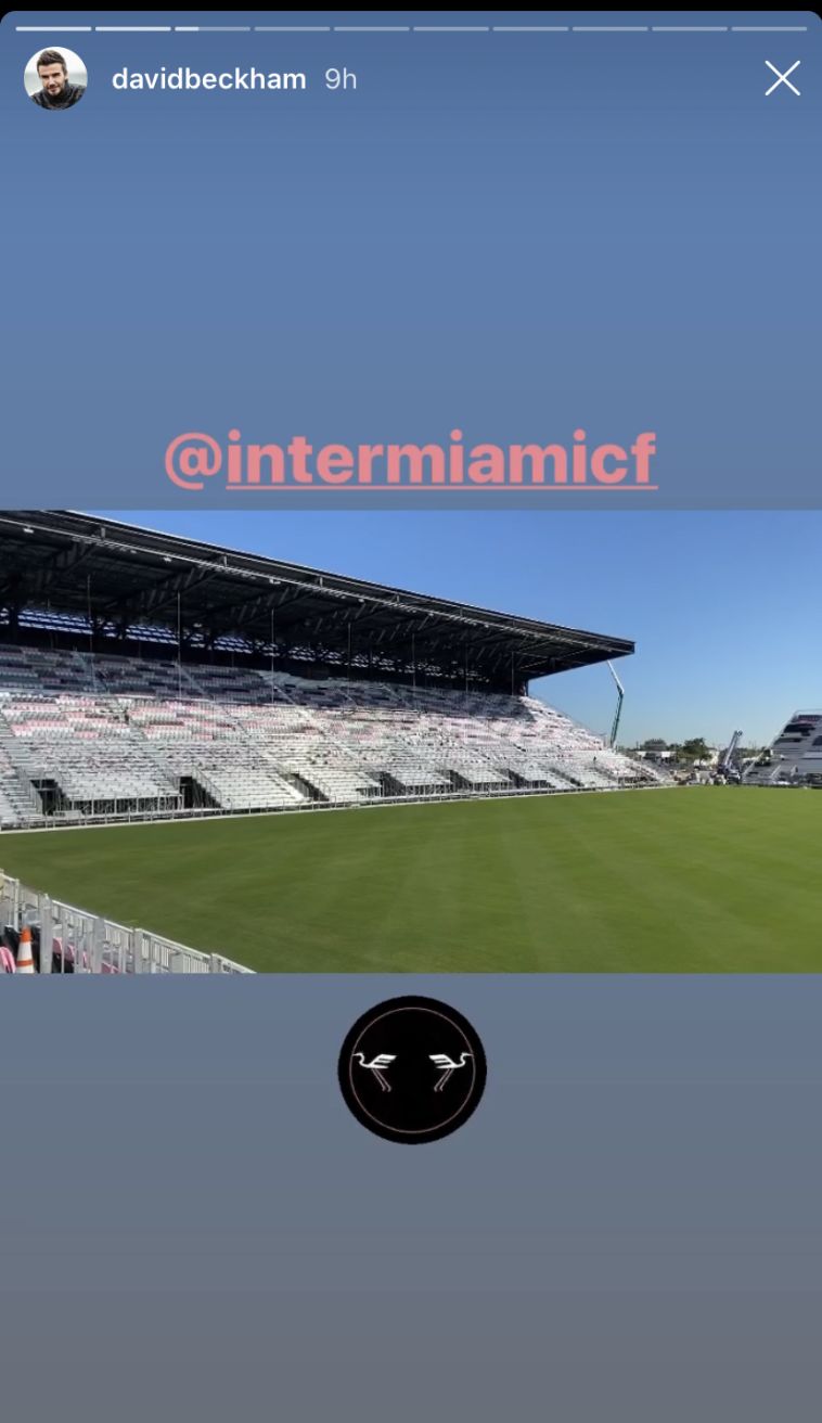 האצטדיון הביתי החדש של אינטר מיאמי (דיוויד בקהאם באינסטגרם)